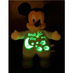 Disney Mickey La Souris Peluche Luminescente Bleu 25 Cm -Disney 2 6