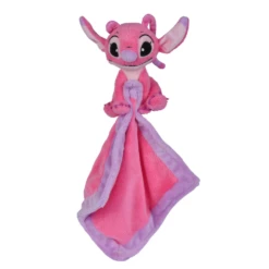 Disney Angel Stitch Doudou Mouchoir Violet Rose 40 Cm -Disney angel20stitch20mouchoir20violet20rose204020cm 2