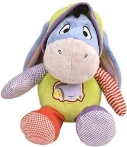 Disney Bourriquet L'âne Peluche Pyjama Vert Violet Rouge 50 Cm