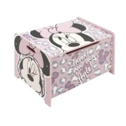DISNEY MINNIE - Coffre De Rangement En Bois