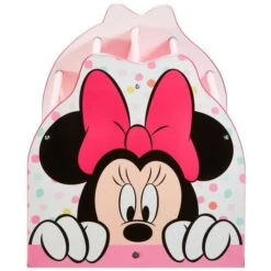 Disney Minnie Mouse - Bibliotheque A Pochettes Pour Enfants - Rangement De Livres Pour Chambre D'enfant