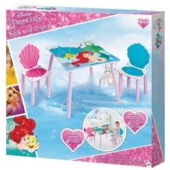 Disney Princesses Ariel - Ensemble Table Et 2 Chaises Pour Enfants -Disney disney princesses ariel ensemble table et 2 chaises pour enfants 5013138670446 454158