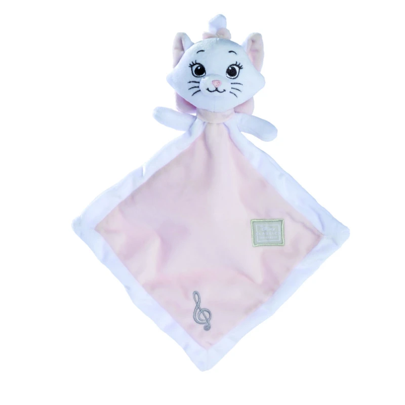 Disney - Marie Le Chat - Doudou Plat Blanc Rose 25 Cm 4 Disney - Marie Le Chat - Doudou Plat Blanc Rose 25 Cm – Image 2