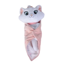 Disney Marie Le Chat Peluche Couverture Rose 25 Cm -Disney marie20chat20peluche20couverture20rose202520cm 1