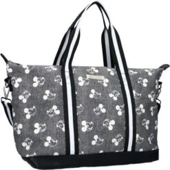 Disney MICKEY MOUSE Sac Shopping Shop Till You Drop Gris