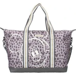 Disney MICKEY MOUSE Sac Shopping Shop Till You Drop Gris/Rose