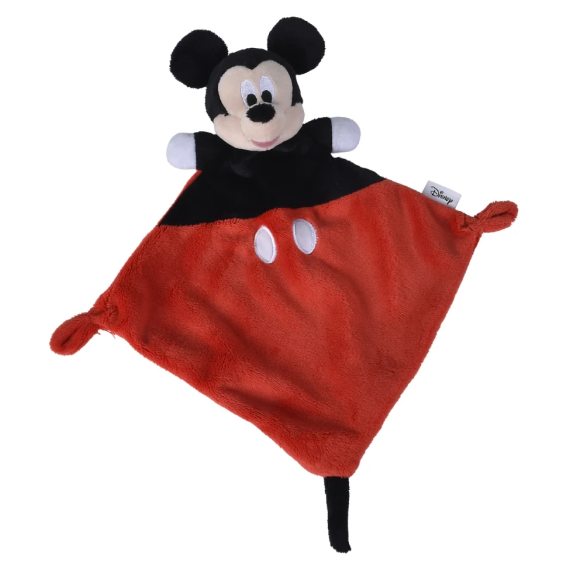 Disney - Mickey La Souris - Doudou Plat Rouge Noir 25 Cm 4 Disney - Mickey La Souris - Doudou Plat Rouge Noir 25 Cm – Image 2
