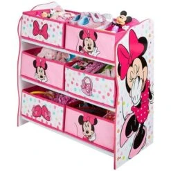 Disney MINNIE Meuble De Rangement Pour Chambre D'Enfant Avec 6 Bacs -Disney minnie meuble de rangement pour chambre d enfant avec 6 bacs 5013138666449 496976