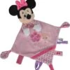 Disney - Minnie La Souris - Doudou Plat Rose Violet Fleur Noeud 25 Cm -Disney minnie20souris2020plat20rose20violet20fleur20noeud202520cm
