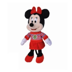 Disney Minnie La Souris Pull De Noël Rouge 20 Cm