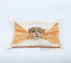 Disney Le Roi Lion Doudou Plat Nala Orange Blanc Fleur 25 Cm