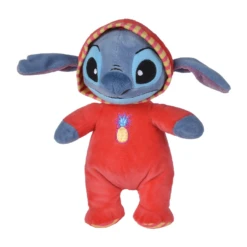 Disney Stitch Peluche Pyjama Rouge 25 Cm