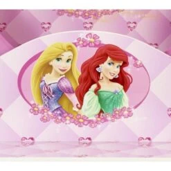 WORLDS APART DISNEY PRINCESSES Lit Enfant Fille - Carosse En Bois Avec Rangements Et Rideaux - Rose -Disney worlds apart disney princesses lit enfant fille carosse en bois avec rangements et rideaux rose 454163